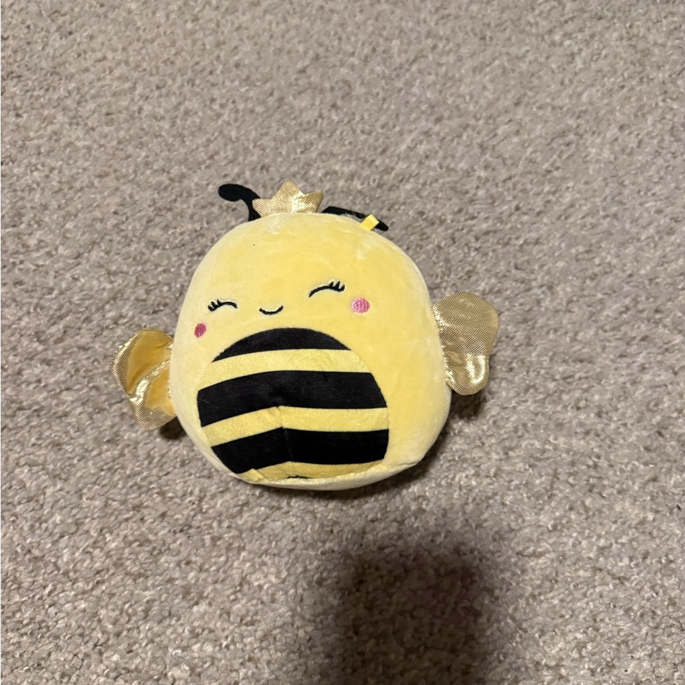 Squishmallows Yellow and Black Bee Stuffed Animal